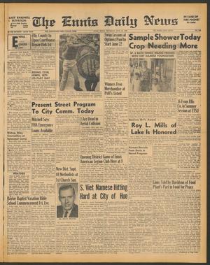 The Ennis Daily News (Ennis, Tex.), Vol. 76, No. 142, Ed. 1 Thursday, June 16, 1966