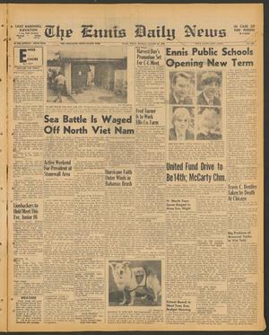 The Ennis Daily News (Ennis, Tex.), Vol. 76, No. 205, Ed. 1 Monday, August 29, 1966