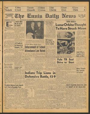 The Ennis Daily News (Ennis, Tex.), Vol. 76, No. 257, Ed. 1 Saturday, October 29, 1966