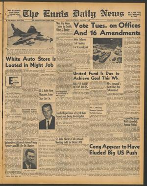 The Ennis Daily News (Ennis, Tex.), Vol. 76, No. 264, Ed. 1 Monday, November 7, 1966