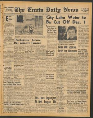 The Ennis Daily News (Ennis, Tex.), Vol. 76, No. 279, Ed. 1 Friday, November 25, 1966