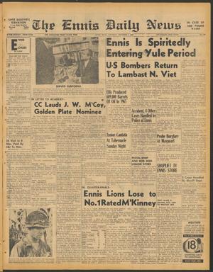 The Ennis Daily News (Ennis, Tex.), Vol. 76, No. 286, Ed. 1 Saturday, December 3, 1966