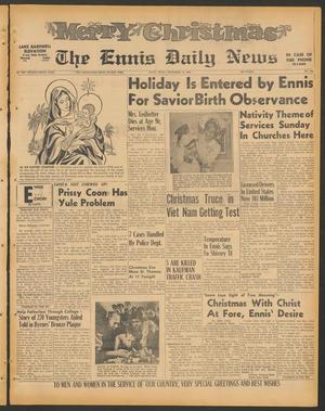 The Ennis Daily News (Ennis, Tex.), Vol. 76, No. 304, Ed. 1 Saturday, December 24, 1966