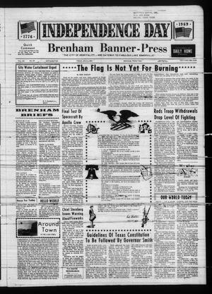 Primary view of object titled 'Brenham Banner-Press (Brenham, Tex.), Vol. 103, No. 133, Ed. 1 Friday, July 4, 1969'.
