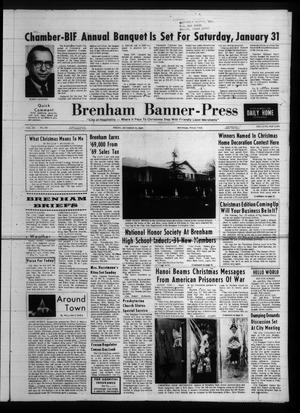 Primary view of object titled 'Brenham Banner-Press (Brenham, Tex.), Vol. 103, No. 253, Ed. 1 Friday, December 19, 1969'.