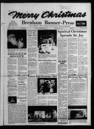 Primary view of object titled 'Brenham Banner-Press (Brenham, Tex.), Vol. 103, No. 256, Ed. 1 Wednesday, December 24, 1969'.
