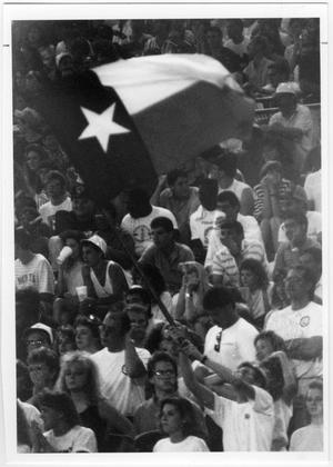 Primary view of object titled '[North Texas Football Spectators, 1988]'.