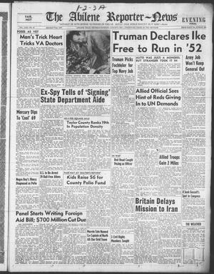 Primary view of object titled 'The Abilene Reporter-News (Abilene, Tex.), Vol. 71, No. 47, Ed. 2 Thursday, August 2, 1951'.