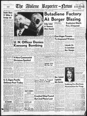 The Abilene Reporter-News (Abilene, Tex.), Vol. 71, No. 74, Ed. 2 Saturday, September 1, 1951