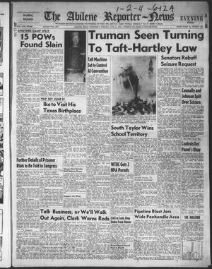 The Abilene Reporter-News (Abilene, Tex.), Vol. 71, No. 349, Ed. 2 Wednesday, June 11, 1952