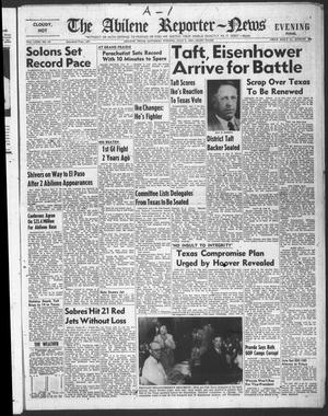 Primary view of object titled 'The Abilene Reporter-News (Abilene, Tex.), Vol. 72, No. 19, Ed. 2 Saturday, July 5, 1952'.