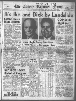 Primary view of object titled 'The Abilene Reporter-News (Abilene, Tex.), Vol. 72, No. 87, Ed. 2 Wednesday, November 5, 1952'.
