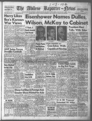 Primary view of object titled 'The Abilene Reporter-News (Abilene, Tex.), Vol. 72, No. 102, Ed. 2 Thursday, November 20, 1952'.