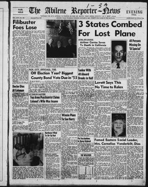 Primary view of object titled 'The Abilene Reporter-News (Abilene, Tex.), Vol. 72, No. 153, Ed. 2 Thursday, January 8, 1953'.