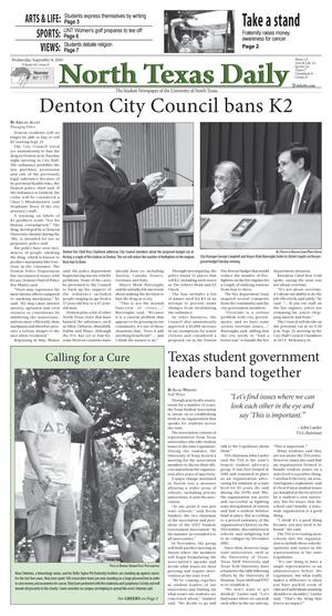 North Texas Daily (Denton, Tex.), Vol. 96, No. 8, Ed. 1 Wednesday, September 8, 2010