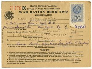 [War Ration book Two]