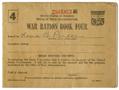 Primary view of [Lona B. Parker's War Ration Book Four]