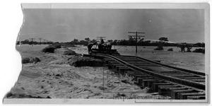 [Looking West on the Denver Railroad after the Flood]