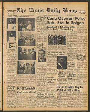 The Ennis Daily News (Ennis, Tex.), Vol. 76, No. 30, Ed. 1 Monday, February 5, 1968
