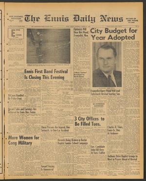 The Ennis Daily News (Ennis, Tex.), Vol. 76, No. 77, Ed. 1 Saturday, March 30, 1968