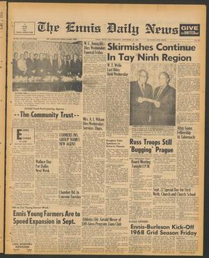 The Ennis Daily News (Ennis, Tex.), Vol. 76, No. 217, Ed. 1 Thursday, September 12, 1968