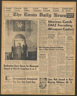 The Ennis Daily News (Ennis, Tex.), Vol. 76, No. 225, Ed. 1 Sunday, September 22, 1968