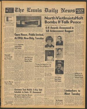 The Ennis Daily News (Ennis, Tex.), Vol. 76, No. 256, Ed. 1 Monday, October 28, 1968