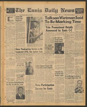 The Ennis Daily News (Ennis, Tex.), Vol. 76, No. 265, Ed. 1 Thursday, November 7, 1968
