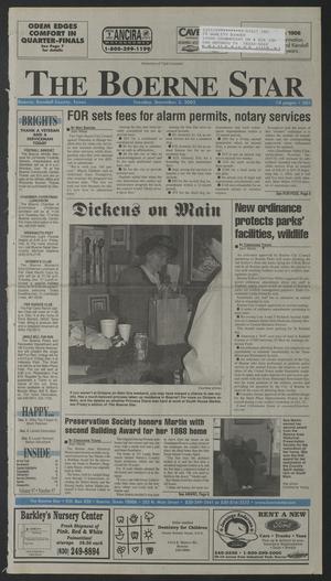 Primary view of object titled 'The Boerne Star (Boerne, Tex.), Vol. 97, No. 97, Ed. 1 Tuesday, December 3, 2002'.