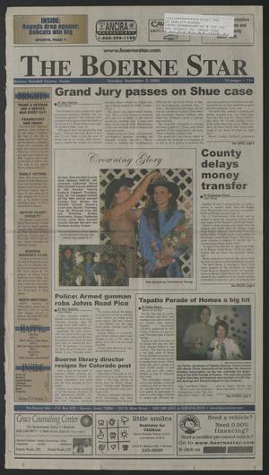 Primary view of object titled 'The Boerne Star (Boerne, Tex.), Vol. 97, No. 71, Ed. 1 Tuesday, September 2, 2003'.