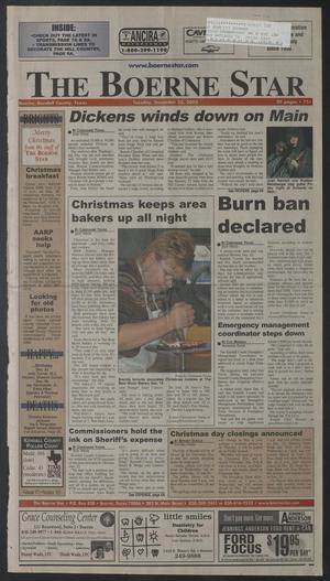 Primary view of object titled 'The Boerne Star (Boerne, Tex.), Vol. 97, No. 103, Ed. 1 Tuesday, December 23, 2003'.