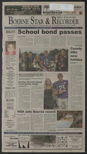 Boerne Star & Hill Country Recorder (Boerne, Tex.), Vol. 98, No. 66, Ed. 1 Tuesday, September 28, 2004