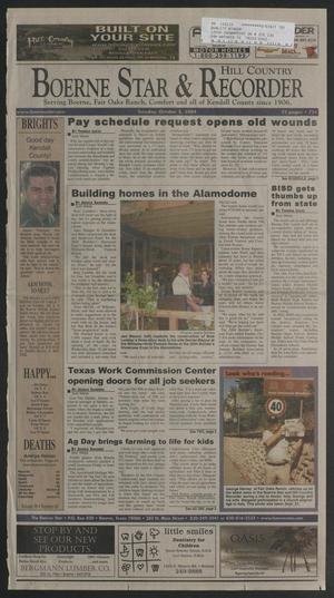 Boerne Star & Hill Country Recorder (Boerne, Tex.), Vol. 98, No. 68, Ed. 1 Tuesday, October 5, 2004