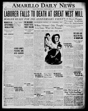 Amarillo Daily News (Amarillo, Tex.), Vol. 19, No. 120, Ed. 1 Monday, March 5, 1928