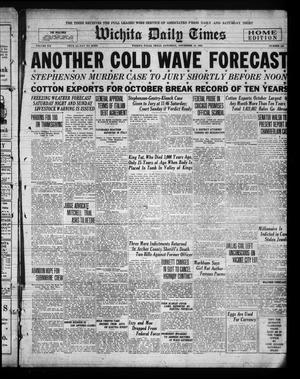 Primary view of object titled 'Wichita Daily Times (Wichita Falls, Tex.), Vol. 19, No. 185, Ed. 1 Saturday, November 14, 1925'.
