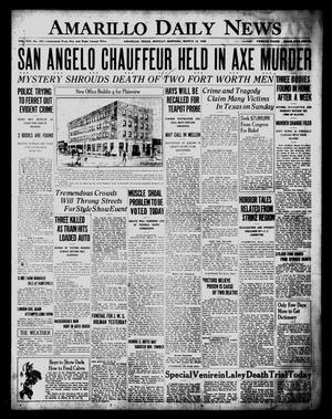 Amarillo Daily News (Amarillo, Tex.), Vol. 19, No. 127, Ed. 1 Monday, March 12, 1928