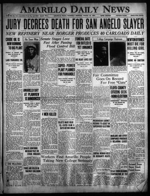 Amarillo Daily News (Amarillo, Tex.), Vol. 19, No. 144, Ed. 1 Thursday, March 29, 1928