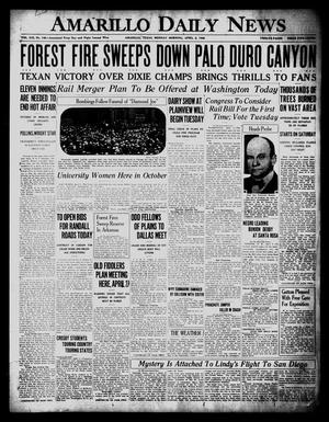 Amarillo Daily News (Amarillo, Tex.), Vol. 19, No. 148, Ed. 1 Monday, April 2, 1928