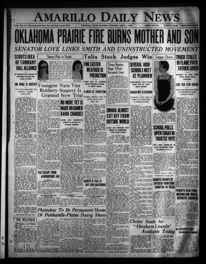 Amarillo Daily News (Amarillo, Tex.), Vol. 19, No. 153, Ed. 1 Saturday, April 7, 1928