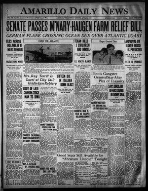 Amarillo Daily News (Amarillo, Tex.), Vol. 19, No. 159, Ed. 1 Friday, April 13, 1928