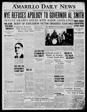 Amarillo Daily News (Amarillo, Tex.), Vol. 19, No. 162, Ed. 1 Monday, April 16, 1928