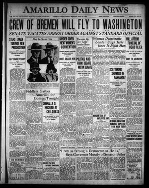 Amarillo Daily News (Amarillo, Tex.), Vol. 19, No. 173, Ed. 1 Friday, April 27, 1928