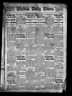 Primary view of object titled 'Wichita Daily Times. (Wichita Falls, Tex.), Vol. 4, No. 43, Ed. 1 Saturday, July 2, 1910'.