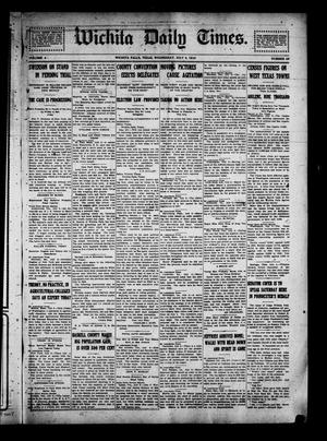Primary view of object titled 'Wichita Daily Times. (Wichita Falls, Tex.), Vol. 4, No. 46, Ed. 1 Wednesday, July 6, 1910'.
