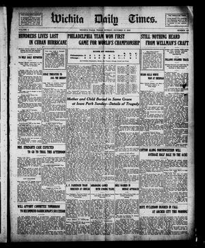 Wichita Daily Times. (Wichita Falls, Tex.), Vol. 4, No. 135, Ed. 1 Monday, October 17, 1910