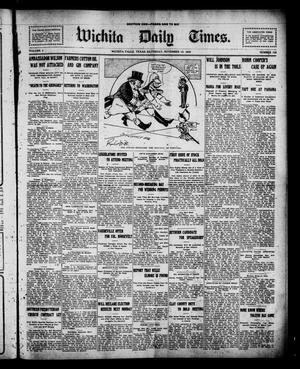 Wichita Daily Times. (Wichita Falls, Tex.), Vol. 4, No. 158, Ed. 1 Saturday, November 12, 1910