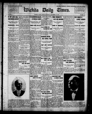Wichita Daily Times. (Wichita Falls, Tex.), Vol. 4, No. 164, Ed. 1 Saturday, November 19, 1910