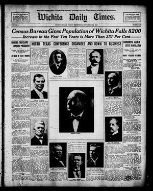 Wichita Daily Times. (Wichita Falls, Tex.), Vol. 4, No. 167, Ed. 1 Wednesday, November 23, 1910