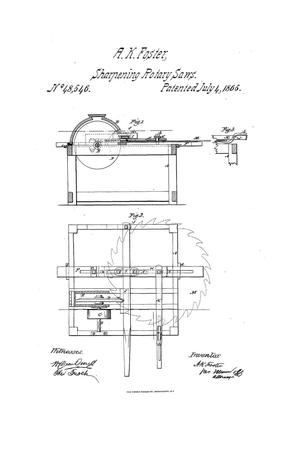 Primary view of object titled 'Improved Saw-Gummer.'.