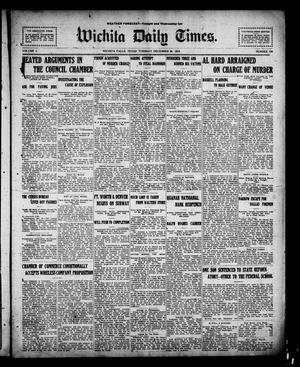 Wichita Daily Times. (Wichita Falls, Tex.), Vol. 4, No. 190, Ed. 1 Tuesday, December 20, 1910